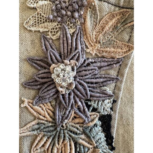 Phun Shirts of California Womens Vest OS Embellished Appliques Bling Bows Charms - Picture 8 of 14